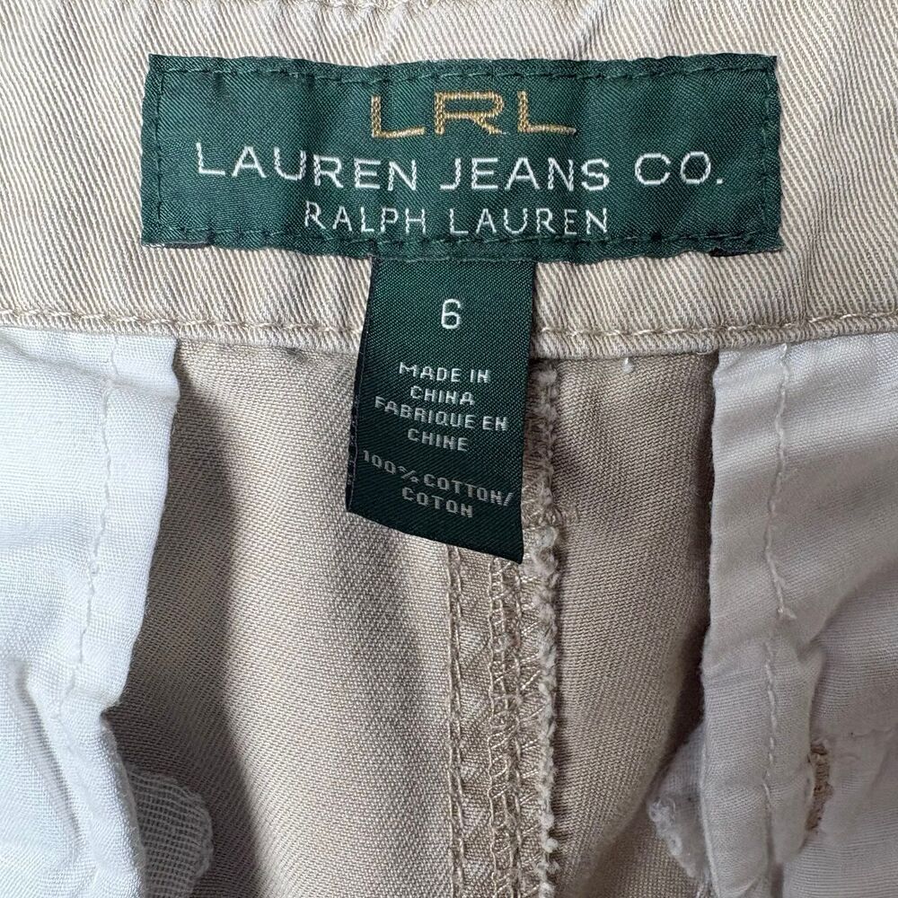 Bundle: 2 Lauren Ralph Lauren Newbury Chinos 100% Cotton Khaki sz 6 Uniform - Picture 12 of 13